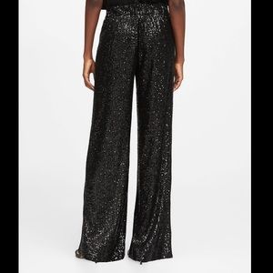NWT Banana Republic Wide-Leg Sequin Pants